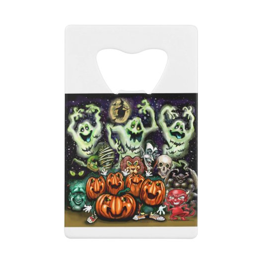 ハローウィンパーティ クレジットカード栓抜き (正面)