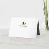 ハローウィンパーティ – ゴシック幽霊のよく出るハウス 招待状 (裏面)