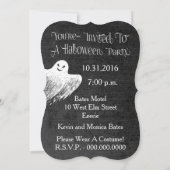 ハローウィンパーティ-ゴーストリー幽霊 招待状 (裏面)
