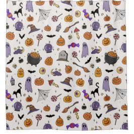 ハローウィンパーティ シャワーカーテン