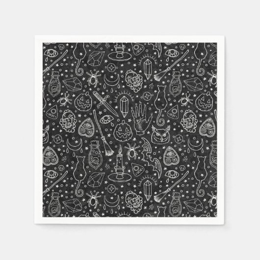 ハローウィンパーティ スタンダードカクテルナプキン (正面)