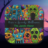 ハローウィンパーティ | ゾンビとモンスタパーソナライズされたーズ ペーパープレート