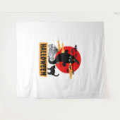 ハローウィンパーティ タペストリー (正面(横))