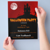 ハローウィンパーティ チラシ (手)