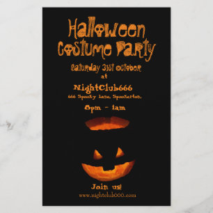ハローウィンパーティ チラシ