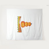 ハローウィンパーティ、ハロウィーンカボチャ タペストリー (正面(横))