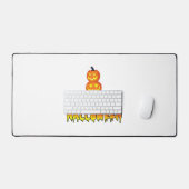 ハローウィンパーティ、ハロウィーンカボチャ デスクマット (キーボード&マウス)