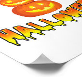 ハローウィンパーティ、ハロウィーンカボチャ ポスター (角)