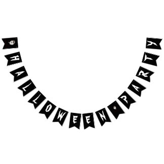 ハローウィンパーティ バンティングフラッグ