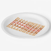 ハローウィンパーティ ペーパープレート (アングル)