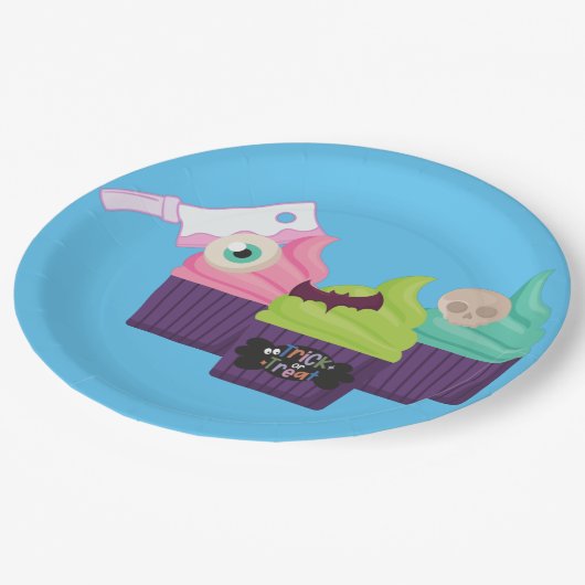 ハローウィンパーティ ペーパープレート (アングル)