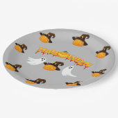 ハローウィンパーティ ペーパープレート (アングル)