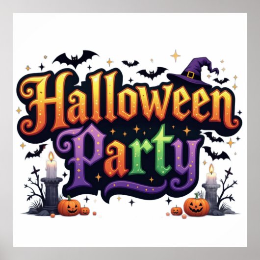ハローウィンパーティ ポスター (正面)