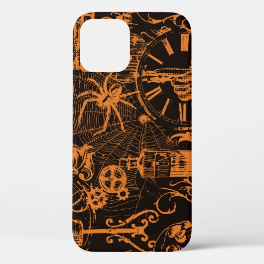 ハローウィンパーティ:ヴィンテージホリデーポスター。 Case-Mate iPhoneケース (裏面)