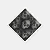 ハローウィンパーティ |怖いスカル スタンダードカクテルナプキン (角)