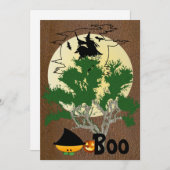 ハローウィンパーティ 招待状 (正面/裏面)