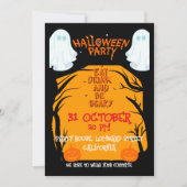 ハローウィンパーティ 招待状 (正面)