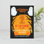 ハローウィンパーティ 招待状 (スタンド正面)