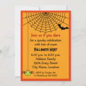 ハローウィンパーティ 招待状 (正面)