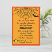 ハローウィンパーティ 招待状 (スタンド正面)
