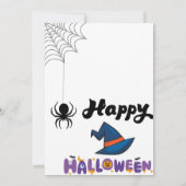 ハローウィンパーティ 招待状 (裏面)