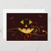 ハローウィンパーティ 招待状 (正面/裏面)