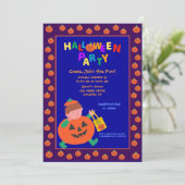 ハローウィンパーティ 招待状 (スタンド正面)
