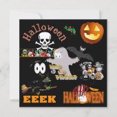 ハローウィンパーティ 招待状 (正面)