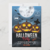 ハローウィンパーティ 招待状 (正面)