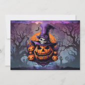 ハローウィンパーティ 招待状 (裏面)