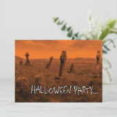 ハローウィンパーティ 招待状 (スタンド正面)