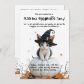 🐈⬛ハローウィンパーティ 招待状 (正面/裏面)