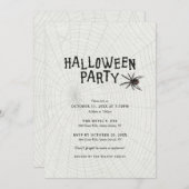 ハローウィンパーティ 招待状 (正面/裏面)