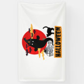 ハローウィンパーティ 横断幕 (縦)