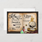 ハローウィンパーティ、衣装パーティー、大人のハロウィーン (正面/裏面)