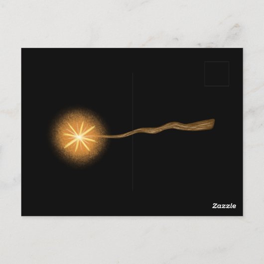 ハローウィンパーティ、魔女、魔法使い ポストカード (裏面)