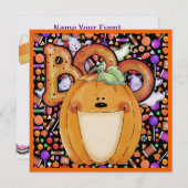 ハローウィンパーティ- SRF 招待状 (正面/裏面)