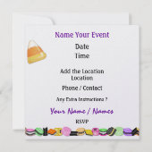 ハローウィンパーティ- SRF 招待状 (裏面)