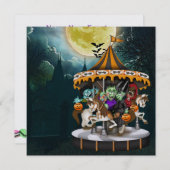 ハローウィンパーティ- SRF 招待状 (正面/裏面)