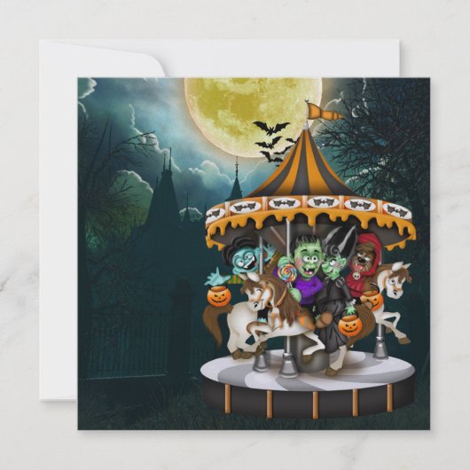 ハローウィンパーティ- SRF 招待状 (正面)