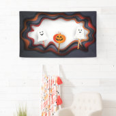 ハローウィンパーティ「Treat or Trick」おもしろいキャスト 横断幕 (インサイチュ)