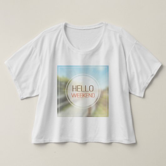 ハローウィークエンド2 Tシャツ (デザイン正面)