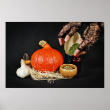 ハローウィーゲン魔女の手の明るいバージョン