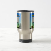 ハローウィーンダスクとウィッチ写真フレームの追加 トラベルマグ (中央)