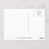 ハローウィーンダスクとウィッチ写真フレームの追加 ポストカード (裏面)