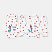 ハローウィーンパステルマーメイドウィッチハットホワイト フェイバーボックス (折り畳みなし)