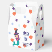 ハローウィーンパステルマーメイドウィッチハットホワイト フェイバーボックス (オープン)