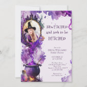 ハローウィーンフォトブライダルシャワー 招待状 (正面)