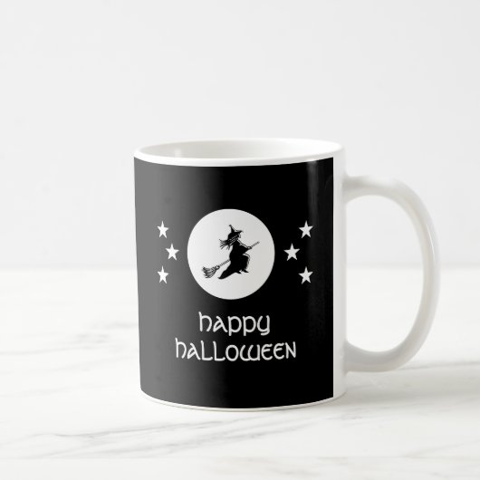 ハローウィーンマグ，ブラック コーヒーマグカップ (右)