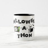 ハローウェエナソンロゴとSkel ツートーンマグカップ (中央)